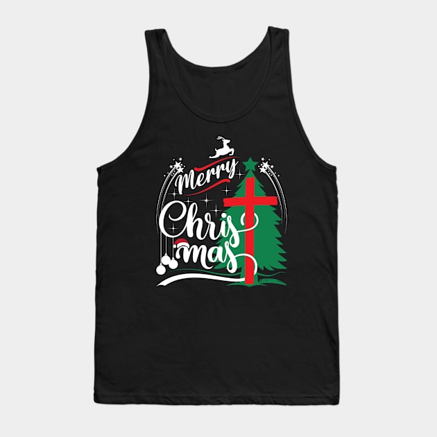 Merry Christmas Design Merry Christmas T Shirts-Christmas t-shirts funny Tank Top by GoodyBroCrafts